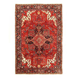 One-of-a-Kind 7'10" x 12' Area Rug in Blue/Begie/Rust