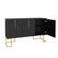 Buffet Sideboard With 3 Doors And Mental Legs-963484278
