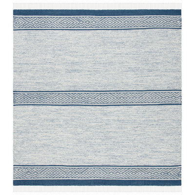 Montauk Hand Loomed Cotton Geometric Rug