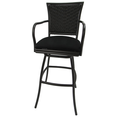 34" Patio Bar Stool by Red Barrel Studio