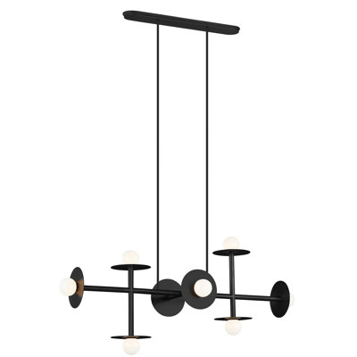 8 - Light Metal Dimmable Sputnik Chandelier