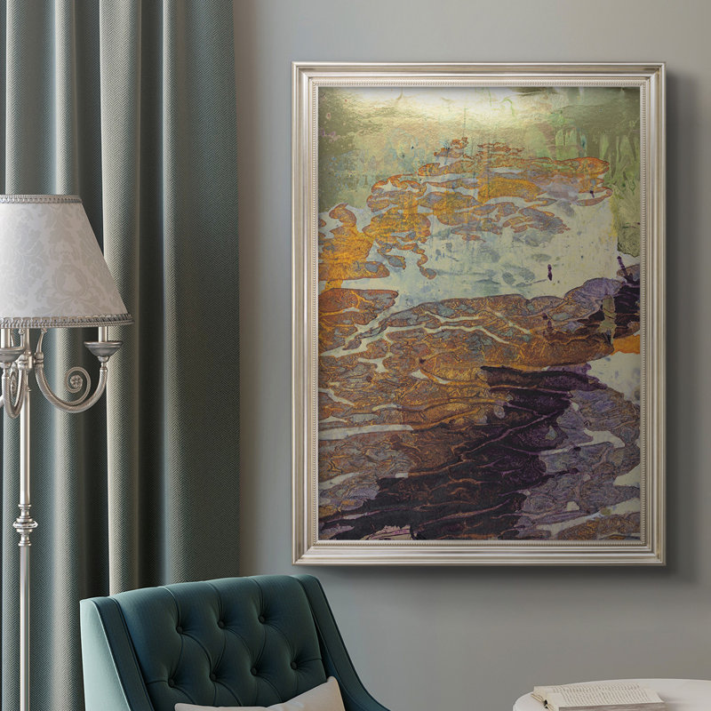 Toile encadrée de qualité supérieure Monet's Landscape VII - prête à être accrochée, L 29 po x H 41 po
