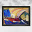 "Peinture avec troïka" - Wassily Kandinsky - Toile encadrée sur mesure-1786500297-1786500309-1786500312
