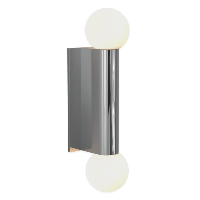 Ortona 2 - Light Flush Mounted Sconce, Polished Chrome