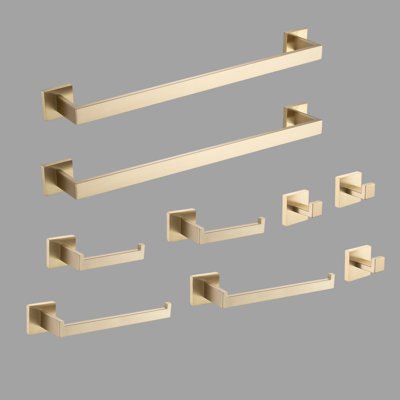 9 - Piece Bathroom Hardware Set