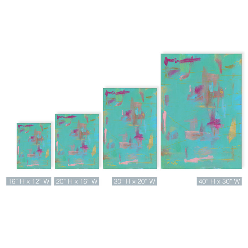 Compatible I 'par Dana McMillan - reproduction sur toile tendue, H 16 po x l 12 po x P 1,5 po