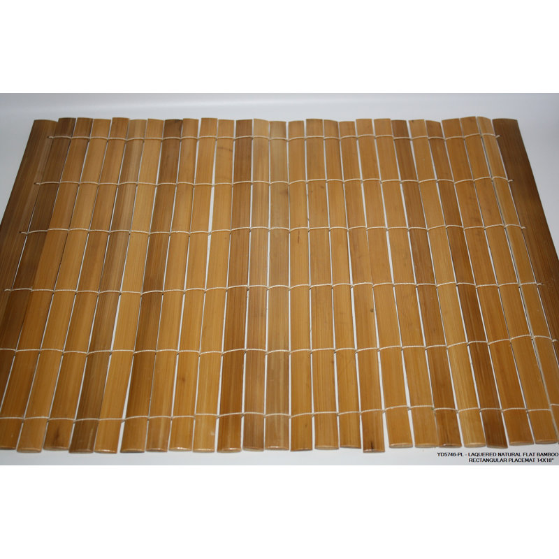 Récapitulatif 18" en bambou plat