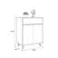 Grey Manufactured wood Shoe Storage