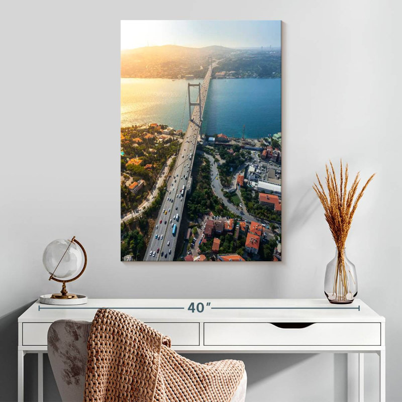 Nicci Istanbul Bosphorus Bridge, 30" H x 20" W