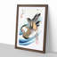 Mandarin Ducks by Utagawa Hiroshige - Picture Frame Painting Print-55575725-55575726