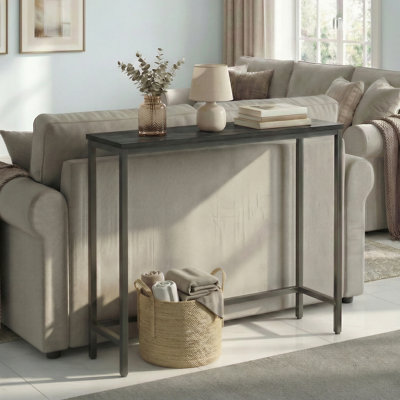 31.5" Narrow Console Table, Small Entryway Table