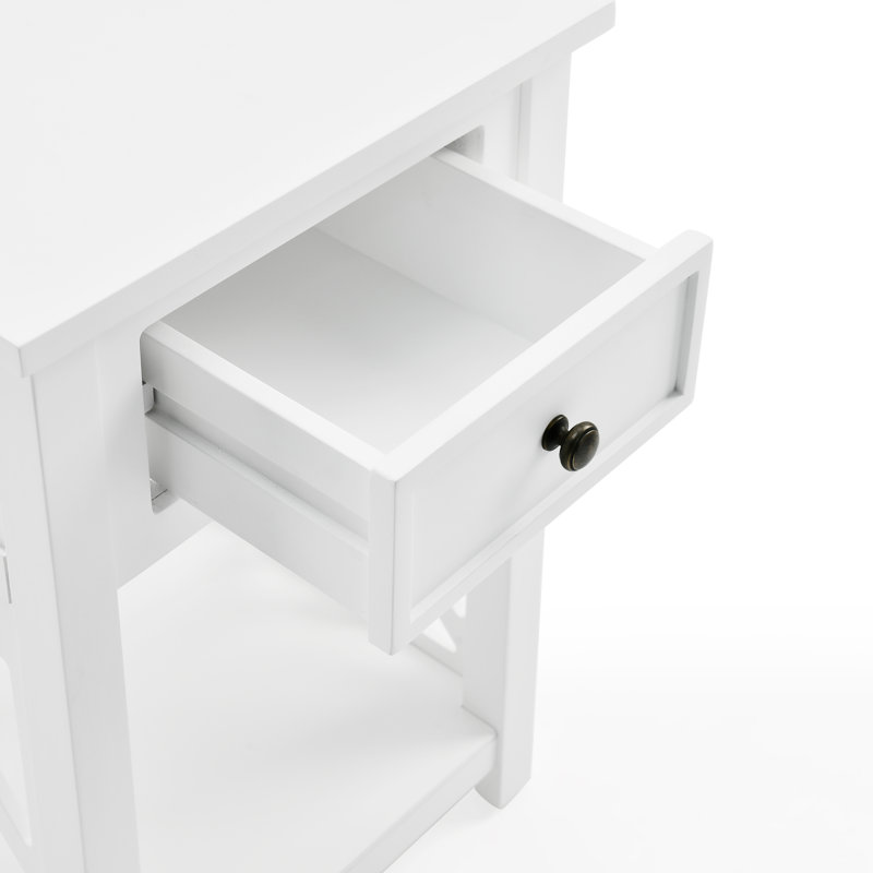 Coventry 36" Coffee End Table, White, White