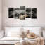 Ensemble 5 pièces Pop Rocky Beach sur toile-1506851011
