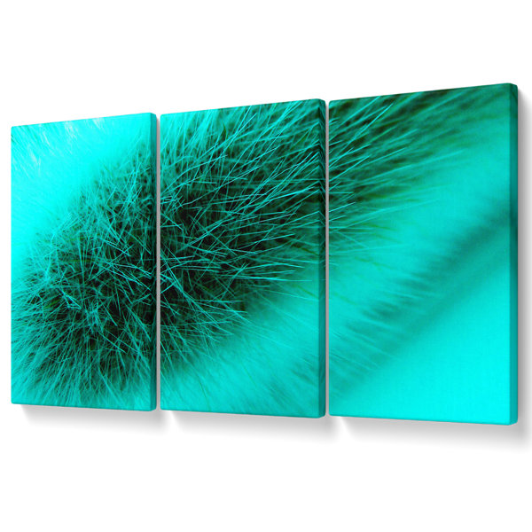 Ebern Designs Green Fur - 3 Piece Wrapped Canvas Print | Wayfair.co.uk