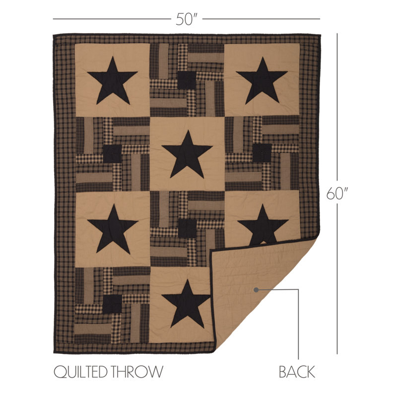 Raven Quilted Throw Blanket