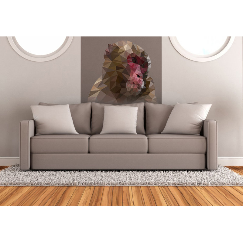 Adhésif décoratif singe, H 46 po x l 46 po