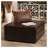 Dingess Faux Leather Ottoman