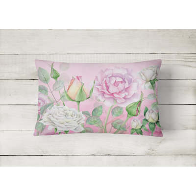  Rose Garden Indoor/Outdoor Throw Pillow