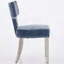Farmhouse Chenille Fabric Upholstered Dining Chairs-2077959714