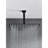 Ceiling Mounted Shower - 16" Head & Handheld , Brushed Nickel, Stainless Steel, Self-cleaning Nozzle Preserves Unclogged Water Flow, Natural Rainfall Experience, Wall Mounted, Conforms To American
