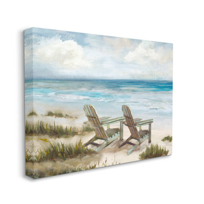 " VIew For Two Beach Chairs " by Carson Lyons