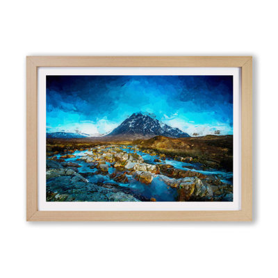 Glencoe in Scotland - Framed Print