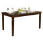 Table de salle à manger en chêne avec placage en chêne