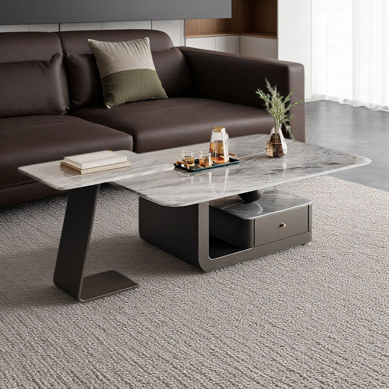 Chestertown, 16.53" H x 39.37" L x 21.65" W, Noir, Gris