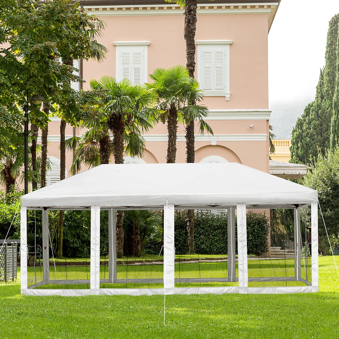 6 m x 3 m Stahl-Pop-up-Pavillon Kooskia