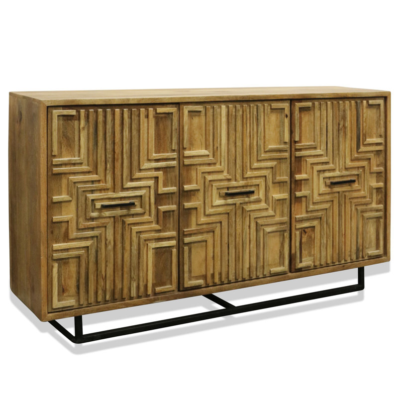 Buffet en bois massif de 72 po Colville