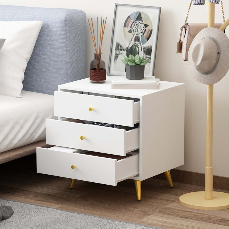 Rexdale 19.7'' W Particle Board / Chipboard Nightstand