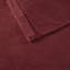 Drap-housse pour grand lit 4 pièces bourgogne, 100% velours, avec drap plat, 2 taies d'oreiller ajustées, élastique pour matelas de 16 po, couleur douce et douillette, brossé des deux côtés