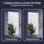 Armoire à pharmacie 16 po x 30 po avec miroir encastré ou à fixation en surface