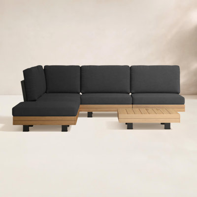 Veridian 4 - Person Acacia Patio Seating Group