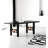 Ancient Chinese Style Black Solid Wood Rectangular Dining Table-111017845