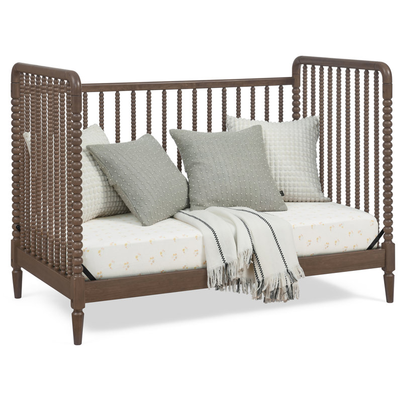Saint 4-in-1 Convertible Crib, Teak Brown, Crib