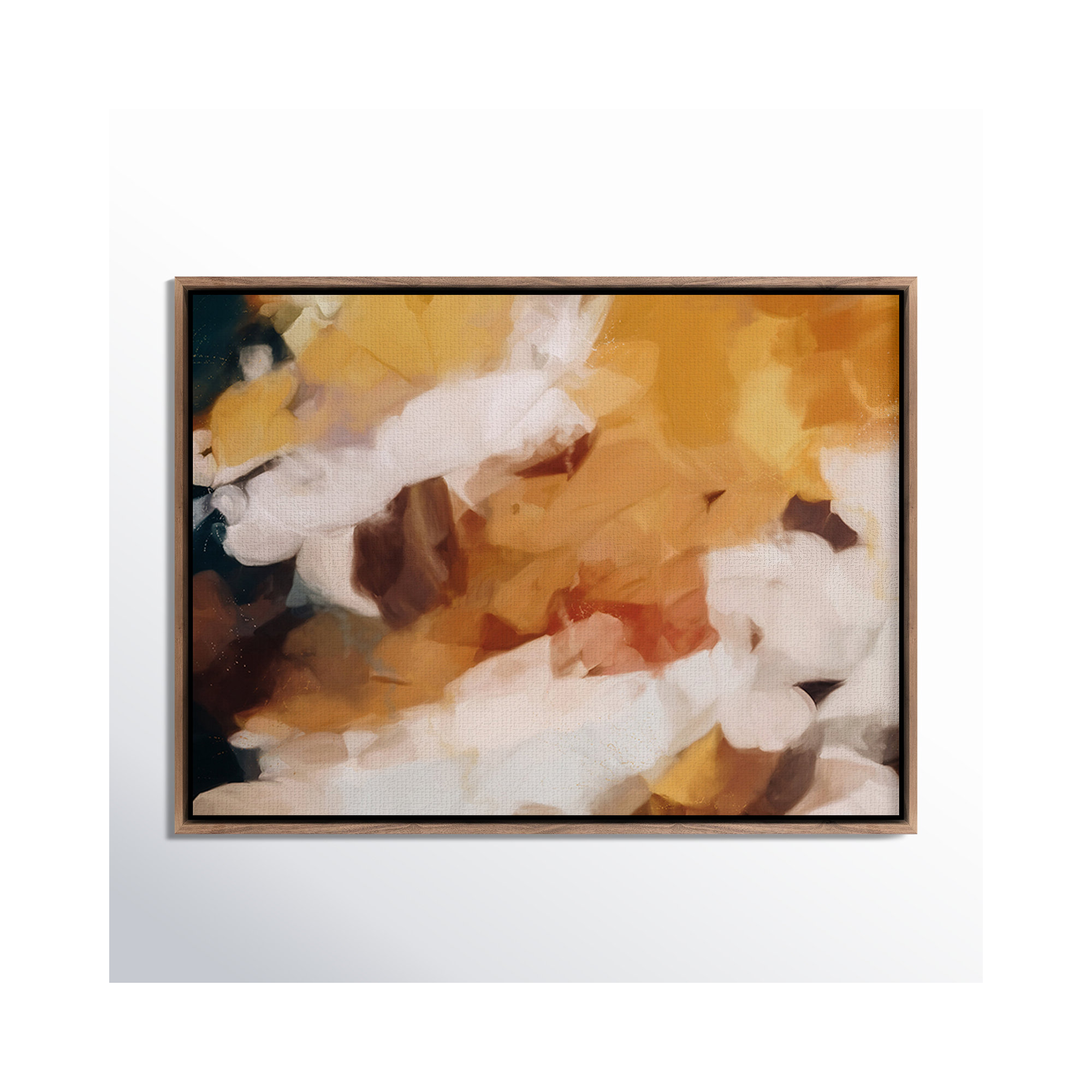 Clay by Patricia Vargas, Rustic Walnut Framed, 24" H x 32" W