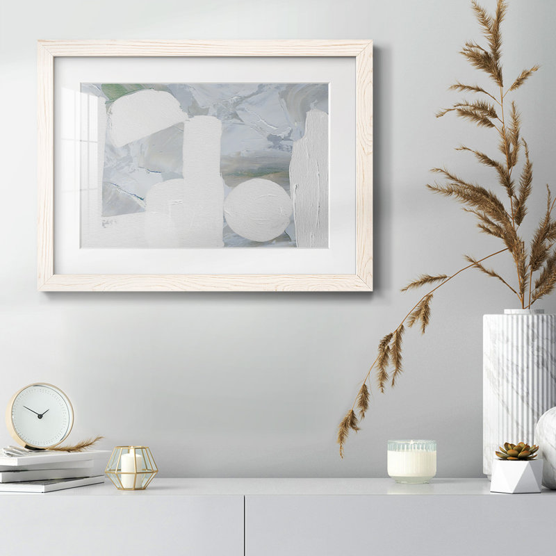 Saltwater Tide III, H 14 po x l 20 po x P 1,5 po, Blanc