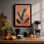 Desert Blooms Botanical 1 Piece Single Picture Frame Wall Art-877358484-877358487