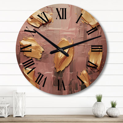 Amandsberg Solid Wood Wall Clock