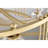 Randy 28 Inch Modern Matte Gold Clear Glass Ceiling Fan With Remote