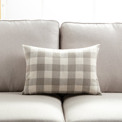 Checkered Throw Pillow