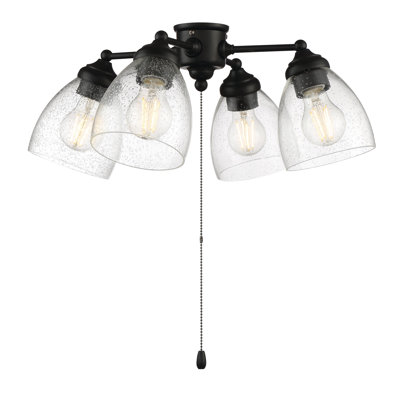 4-Light Universal Ceiling Fan Branched Light Kit