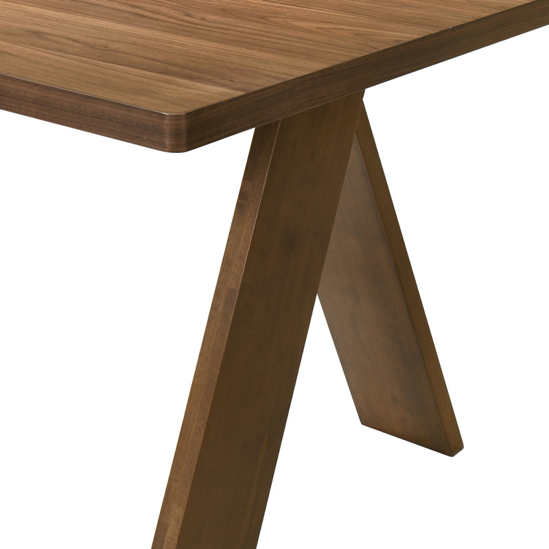 Rectangular Dining Table Set, Beige/Brown, 5 Pieces: Table, 4 Chairs