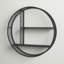 Wingate 3 Piece Circle Metal Accent Shelf