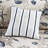 Blue Microfiber Reversible Quilt With Coral And Designs, Full/Queen Pieced Decorative Pillows, Size