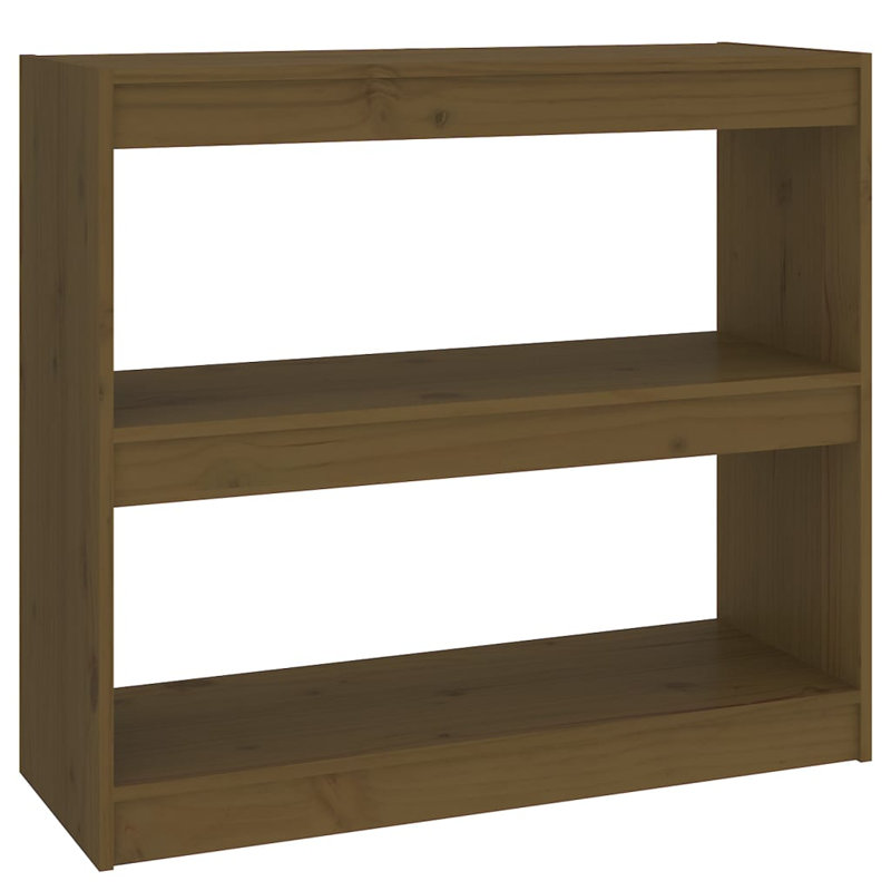 Jamarri Room Divider Bookcase, (2 Shelves) 72cmH x 80cmW x 30cmD, Sonoma Oak