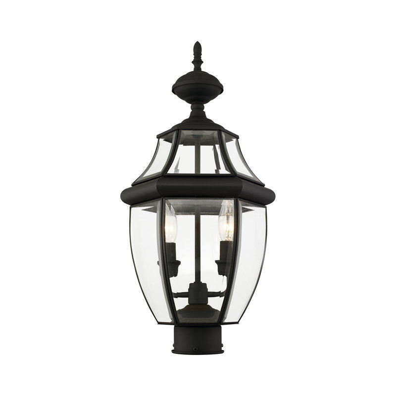 Tête de lanterne câblée 1 lumière Arelene, H 21,5 po x l 10,5 po x P 10,5 po, Noir
