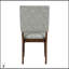 Ensemble de salle à manger moderne à finition noyer avec rallonge autoportante et 6 chaises rembourrées, parfait pour un repas élégant et fonctionnel-2041598039