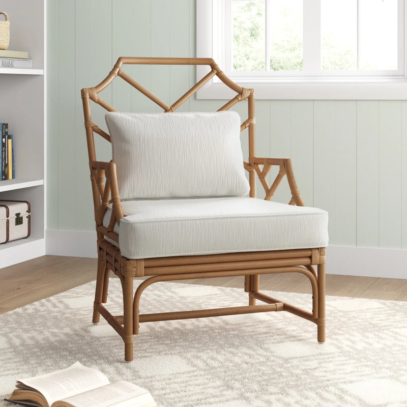Jaime Upholstered Armchair, Natural